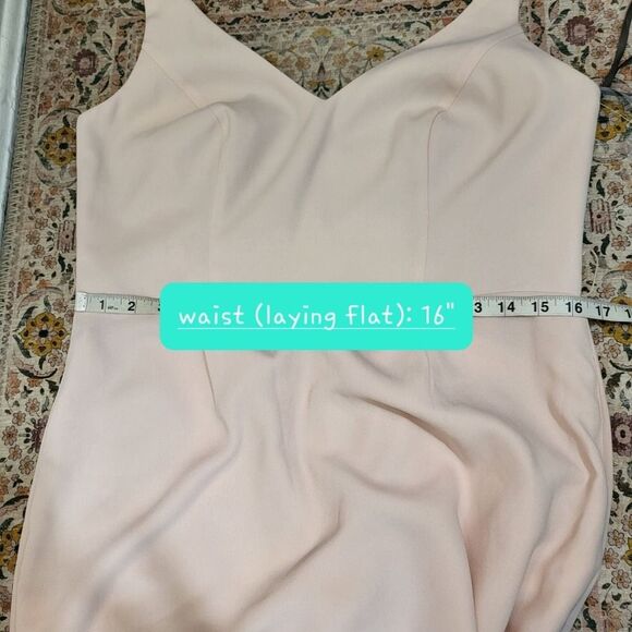 VERA WANG White NWT* | Maxi Length Gown | Blush Pink | size 12 - Picture 10 of 13